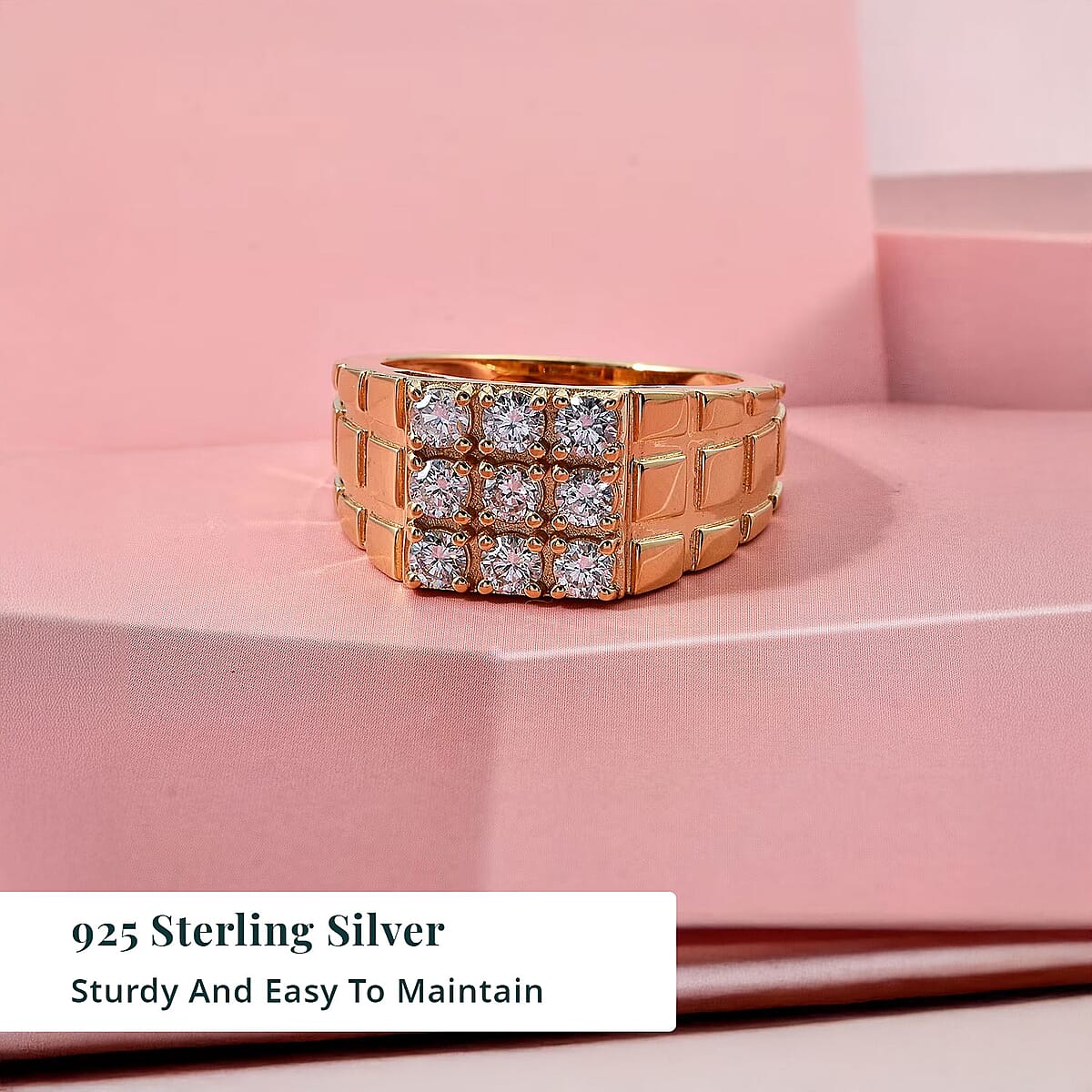 STS Closeout Ruby, Zircon Ring in 14K YG Over Sterling Silver (Size 10.0) 2.48 ctw image number 4