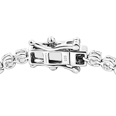 Luxuriant Lab Grown Diamond G SI 3.00 ctw Starlight Tennis Bracelet in Sterling Silver (8.50 In)