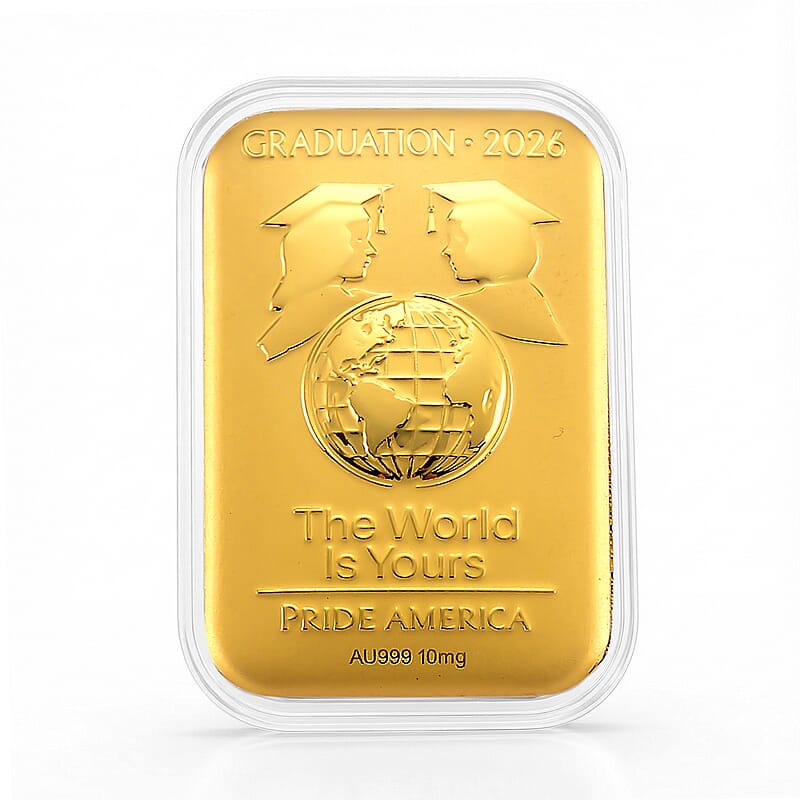 Pride America 24k Gold Embossed Sheet 10mg