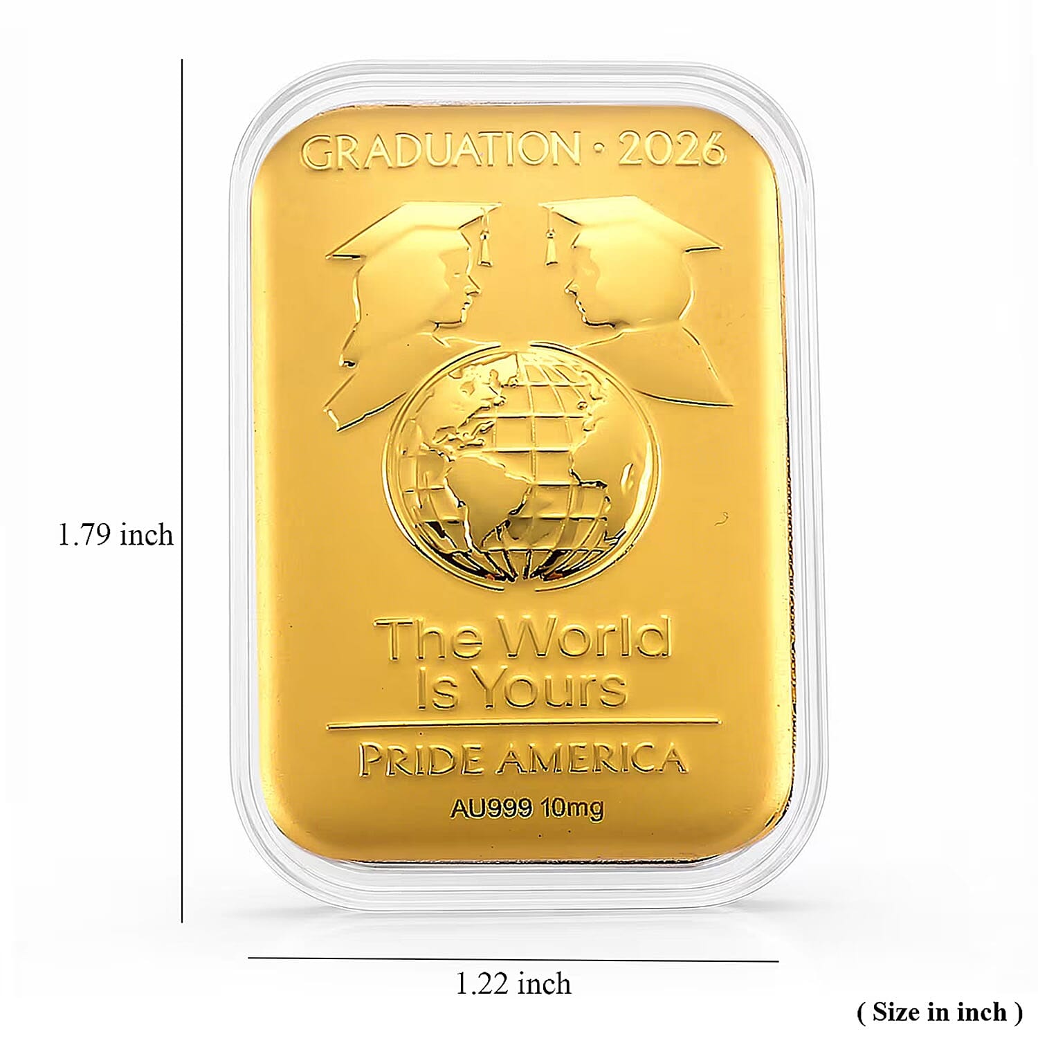 Pride America 24k Gold Embossed Sheet 10mg