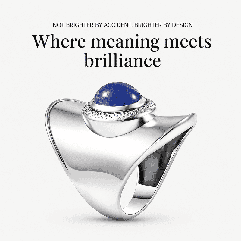 D'Joy Passport to Israel Artisan Crafted Tanzanite 3.75 ctw Solitaire Ring in Sterling Silver (Size 6.0)