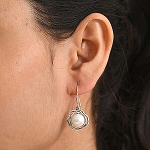 D'Joy Artisan Crafted Freshwater Pearl Earrings in Sterling Silver