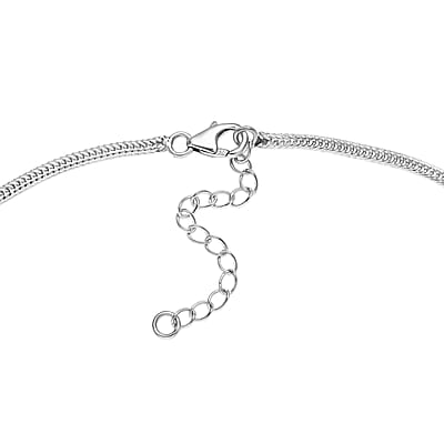 D'Joy Passport to Turkey Artisan Crafted Premium Sleeping Beauty Turquoise 3.50 ctw Necklace in Sterling Silver 18-20 Inches