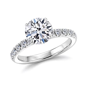 Luxuriant Lab Grown Diamond G VS 2.57 ctw Ring in 14K White Gold (Size 7.0)