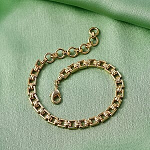 EverTrue in 18K YG Plating Fancy Bracelet in Bronze (6.75-8.25In)