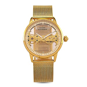 Classic Succession Automatic Mechanical Movement Watch in ION Plated YG Stainless Steel