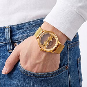 Classic Succession Automatic Mechanical Movement Watch in ION Plated YG Stainless Steel