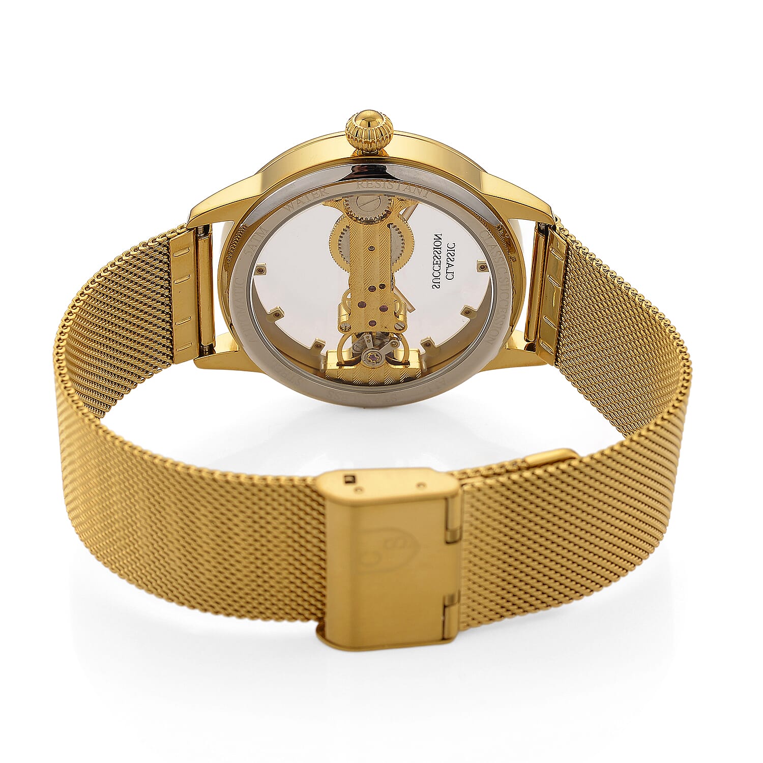 Classic Succession Automatic Mechanical Movement Watch in ION Plated YG Stainless Steel