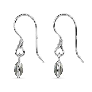 Briolitte Cut Malagasy Labradorite 1.85 ctw Earrings in Sterling Silver