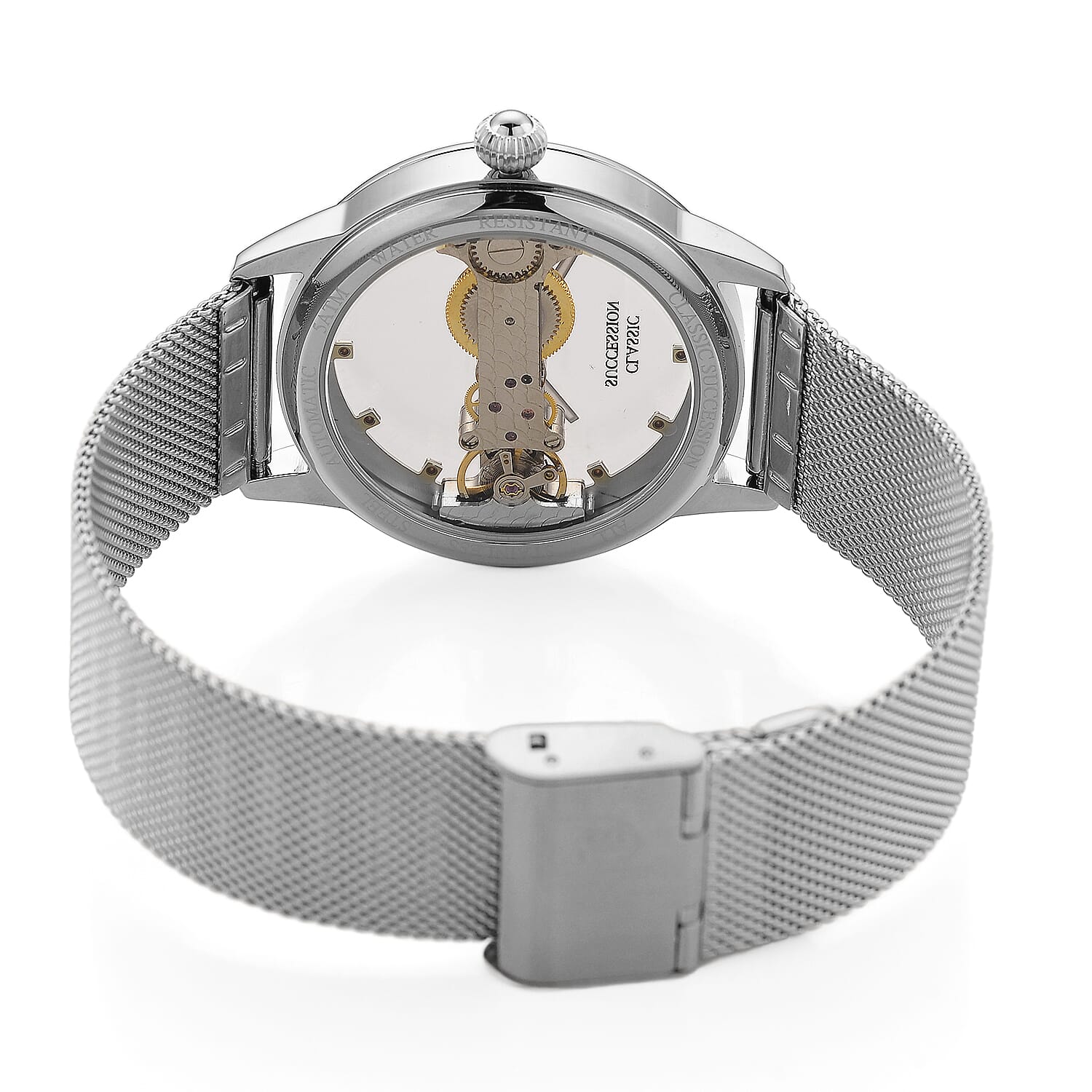 Classic Succession Automatic Mechanical Movement Watch in Stainless Steel