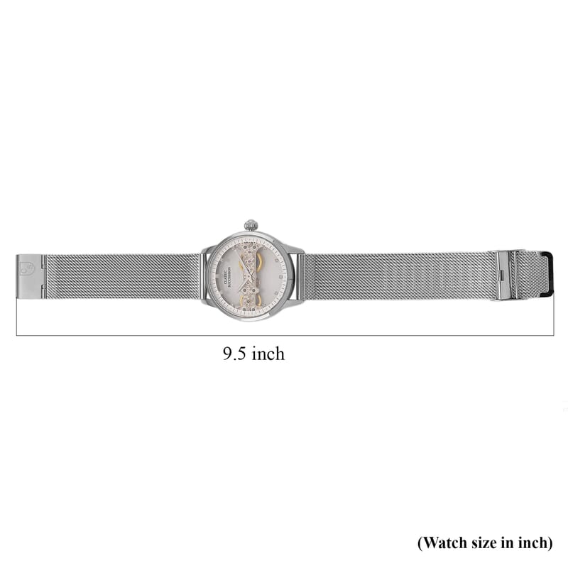 Classic Succession Automatic Mechanical Movement Watch in Stainless Steel