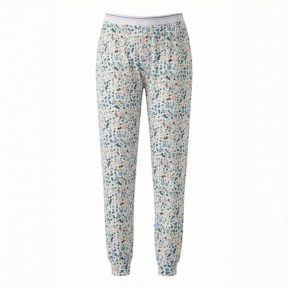 Lati Fashions Pink Floral Pajama Set -XXL image number 5