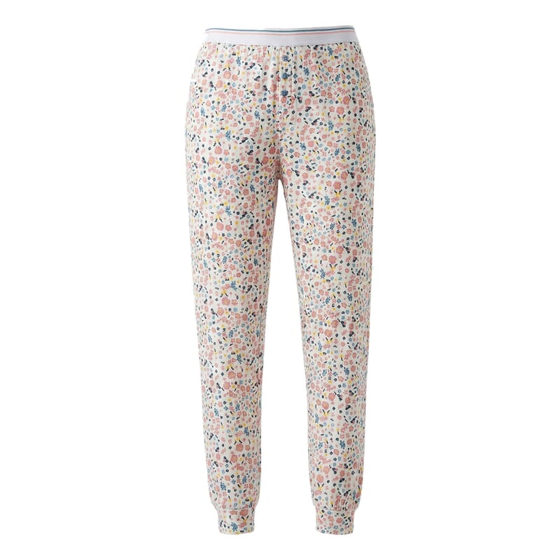 Lati Fashions Blue Floral Pajama Set -L