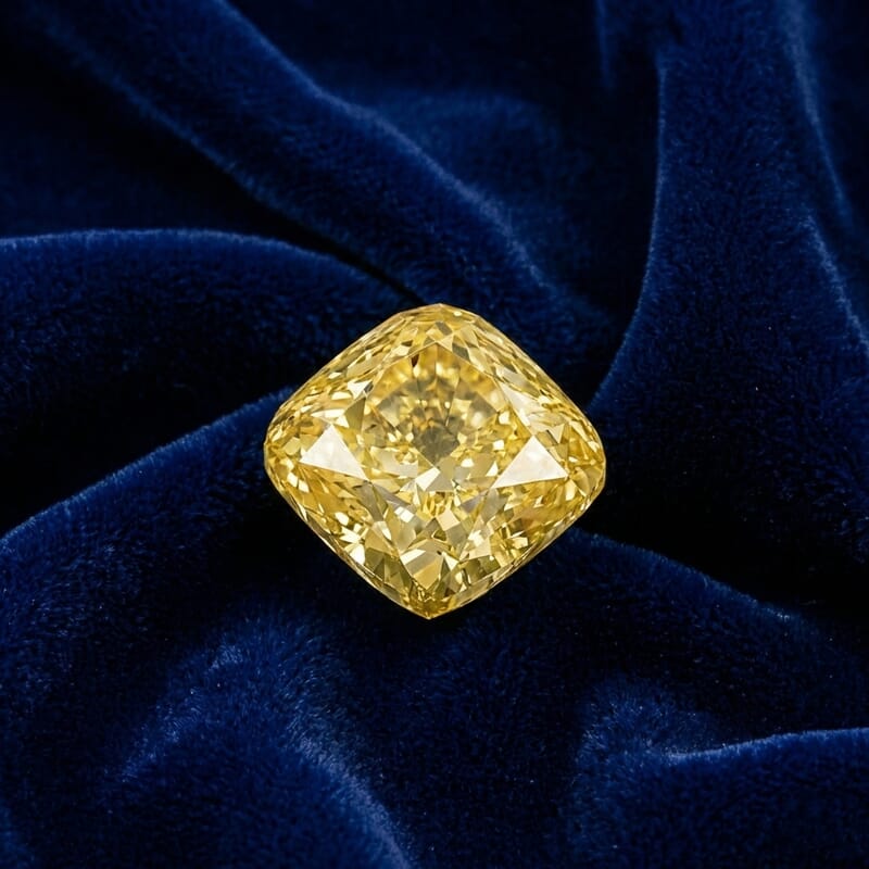 IGI Certified Luxuriant Lab Grown Yellow Diamond (IR) (VS1) 2.00 ctw