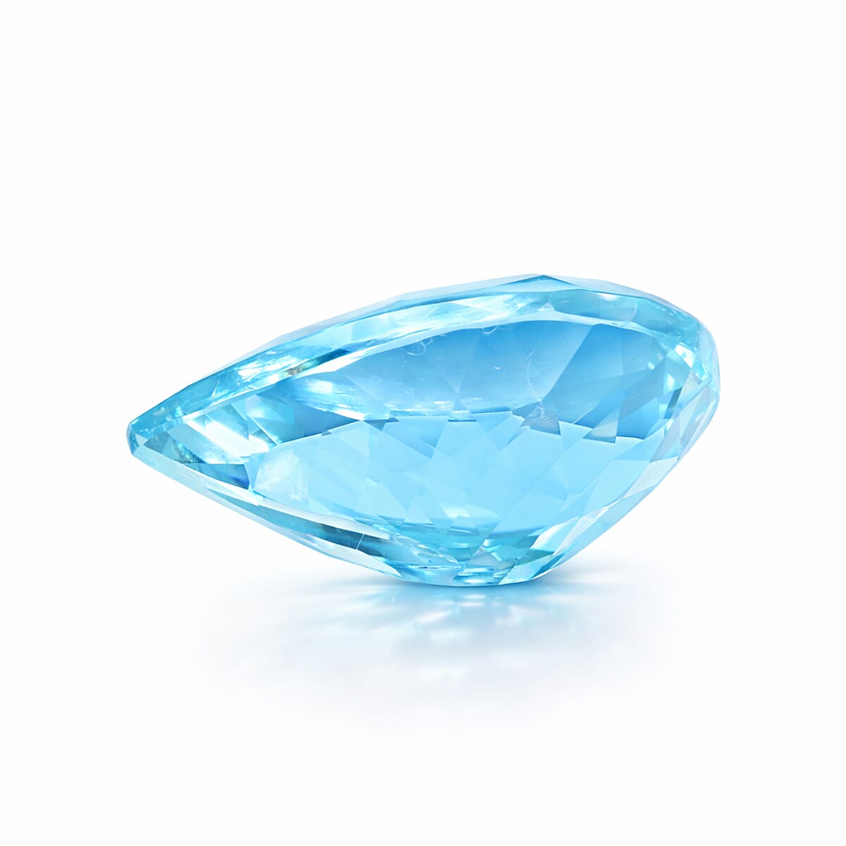 AAAA Santa Maria Aquamarine (Pear 9x6 mm) 1.00 ctw image number 2