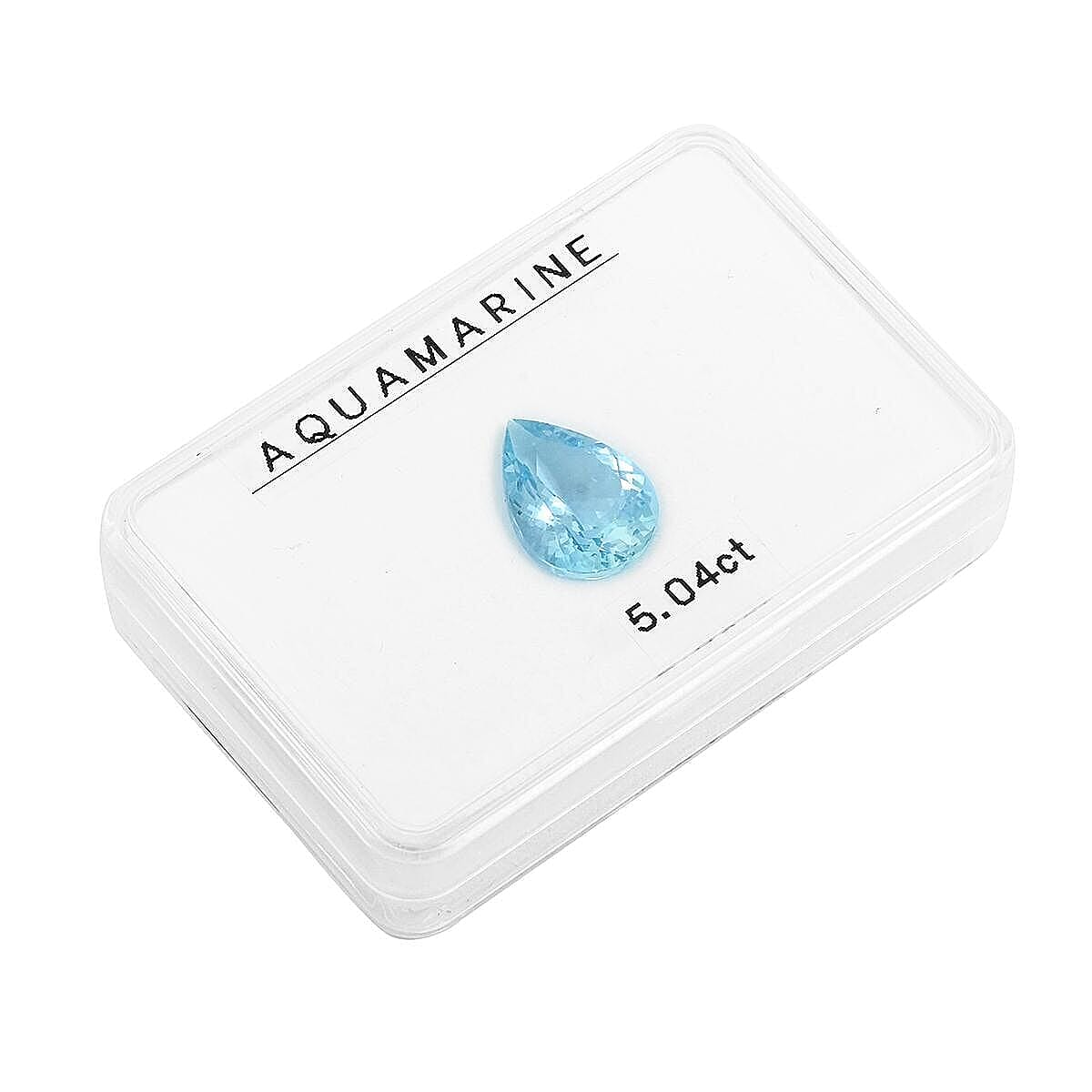 AAAA Santa Maria Aquamarine (Pear 9x6 mm) 1.00 ctw image number 3