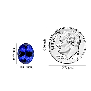 AAAA Tanzanite (Ovl 10x8 mm) 3.00 ctw