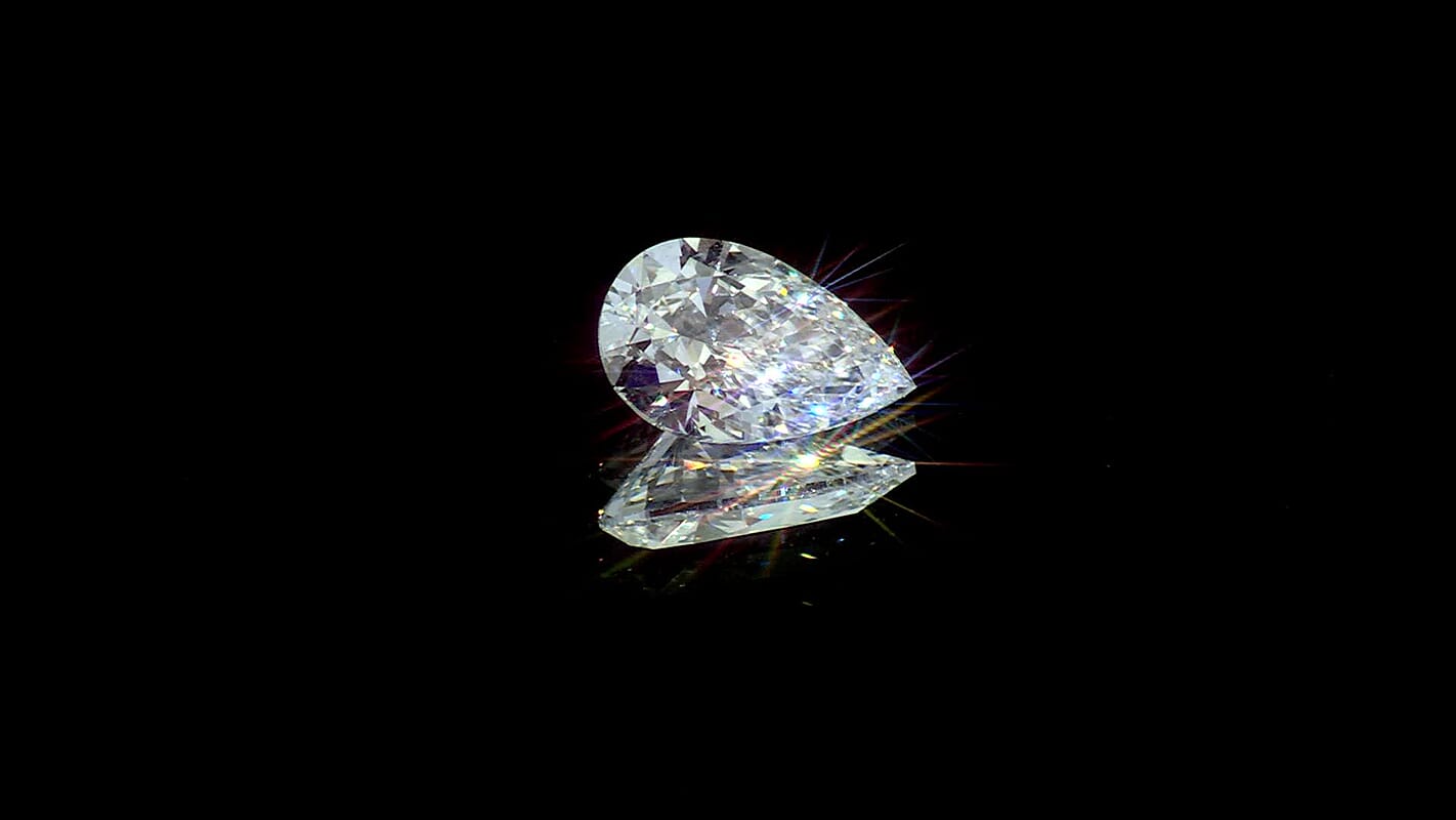 IGI Certified Luxuriant Lab Grown Diamond (Pear) (D, VS1) 1.00 ctw
