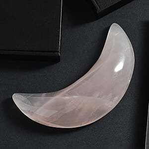 Rose Quartz Moon Freeform 880.00 ctw