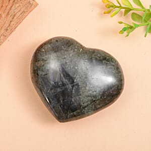 Malagasy Labradorite Heart Freeform 336.20 ctw