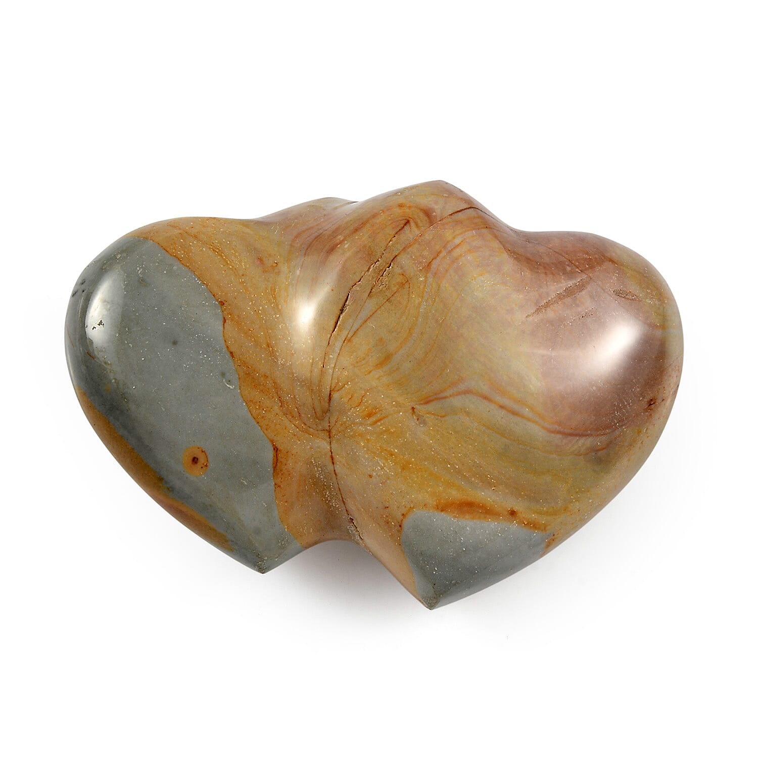 Ocean Jasper Double Heart Freeform 658.00 ctw