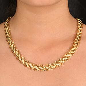 EverTrue Bronzella Collection Necklace in 18K YG Plated Bronze 20 Inches 