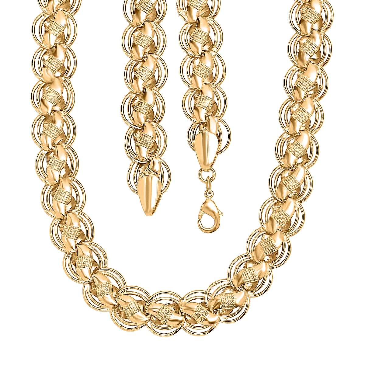 EverTrue Bronzella Collection Necklace in 18K YG Plated Bronze 20 Inches  image number 4