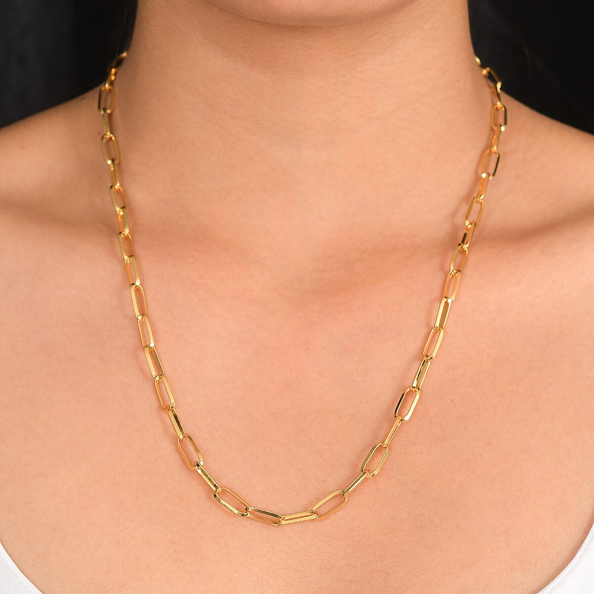 EverTrue Bronzella Collection Necklace in 18K YG Plated Bronze 20 Inches  image number 2