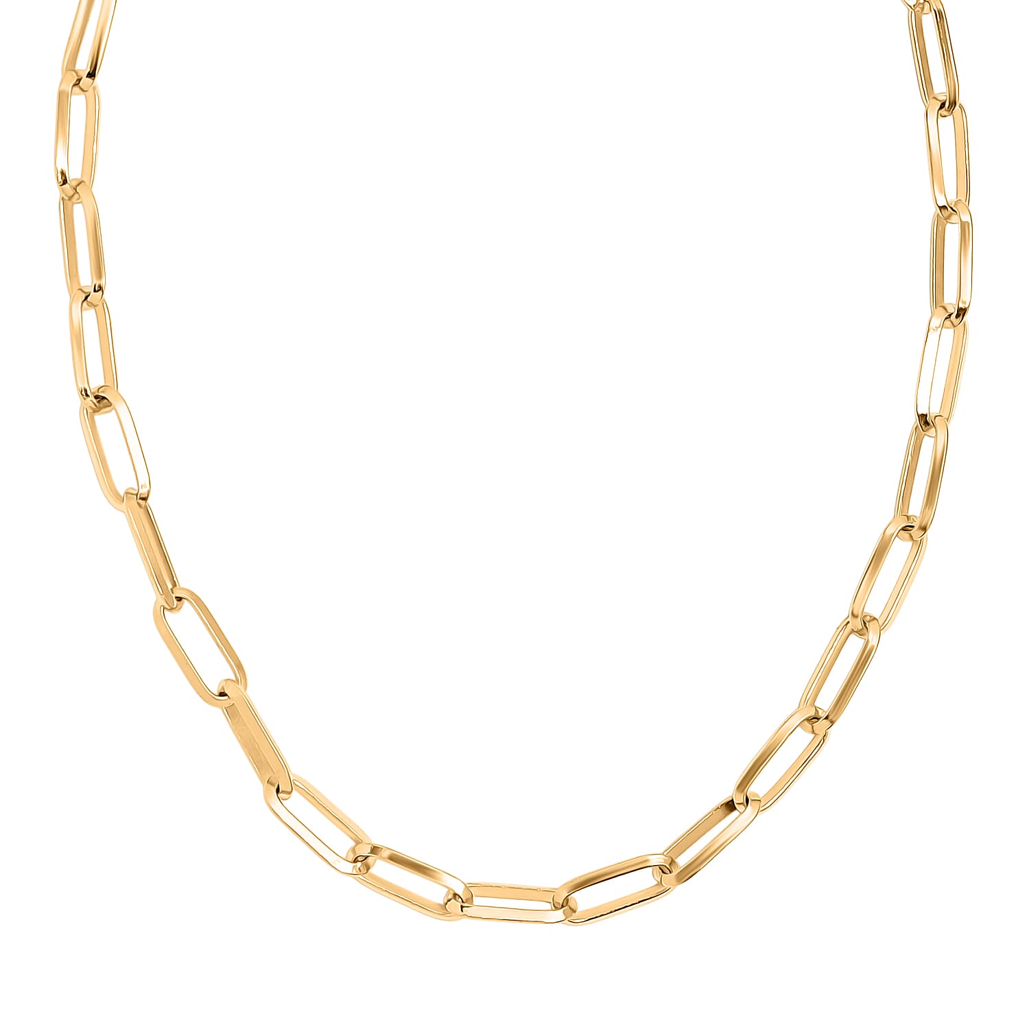 EverTrue Bronzella Collection Necklace in 18K YG Plated Bronze 20 Inches
