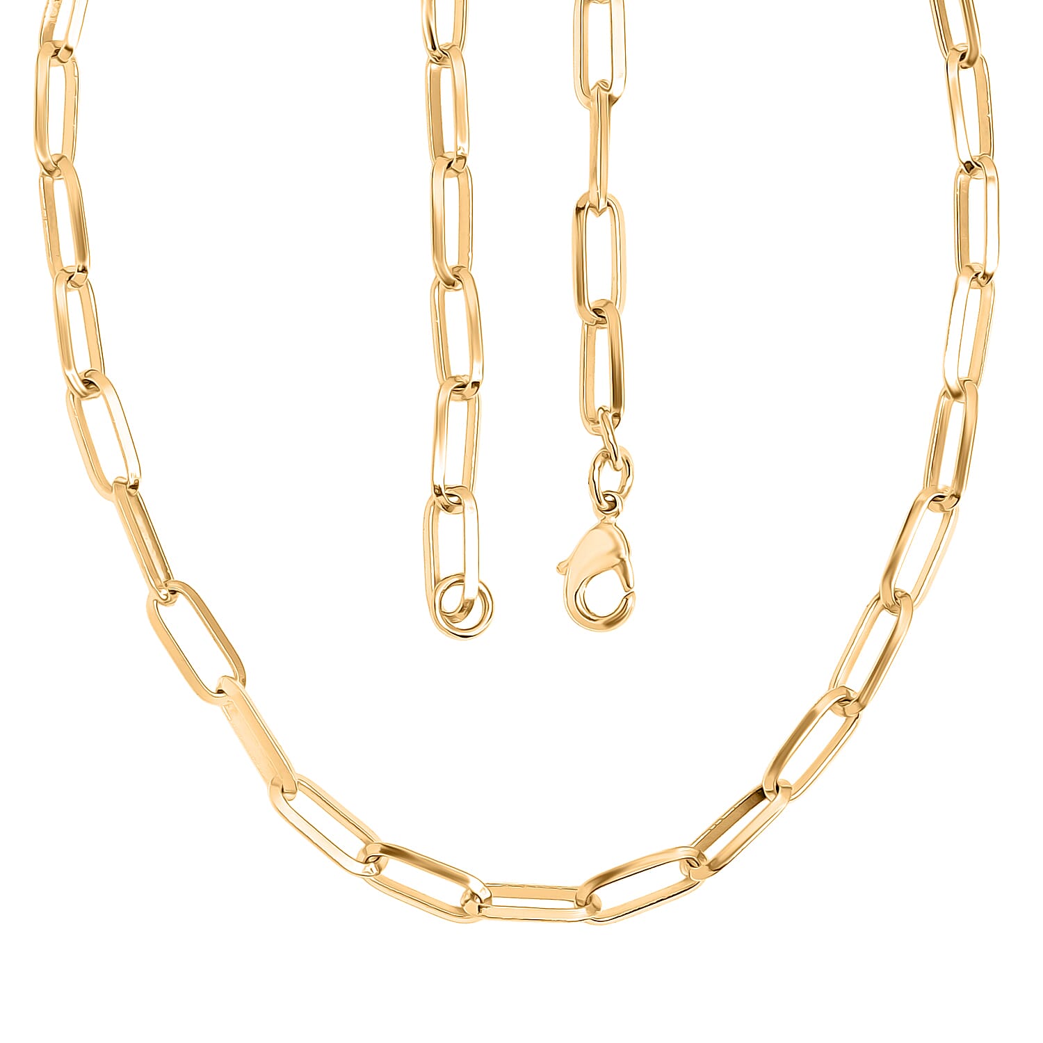 EverTrue Bronzella Collection Necklace in 18K YG Plated Bronze 20 Inches