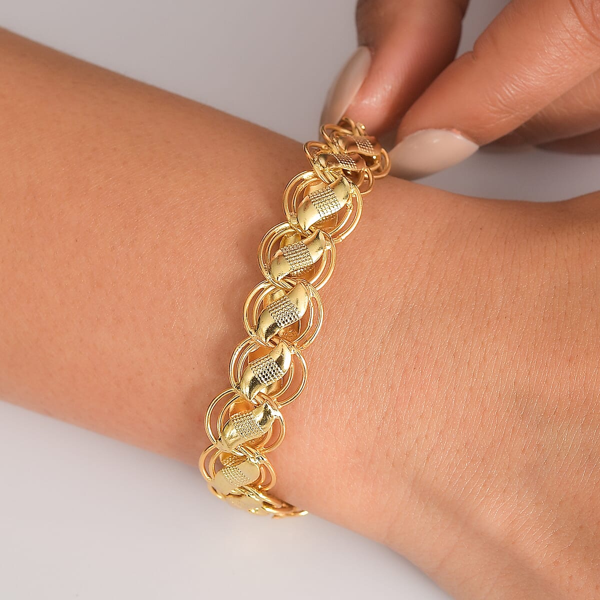 EverTrue in 18K YG Plating Bracelet (Size - 7.25) Pure : Natural : Bronze : Standard (7.25 In) image number 2