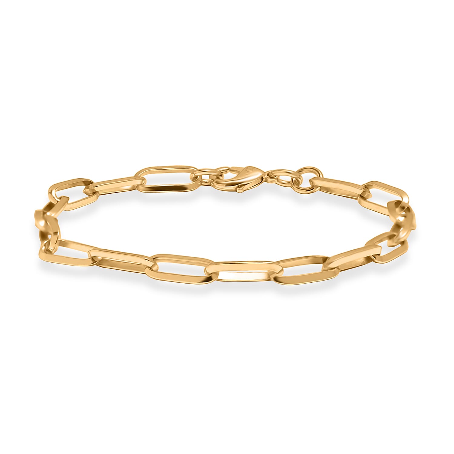 EverTrue Bronzella Collection Bracelet in 18K YG Plated Bronze (7.25 In)