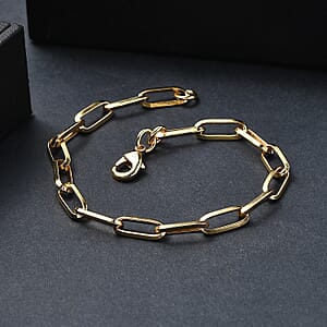 EverTrue Bronzella Collection Bracelet in 18K YG Plated Bronze (7.25 In)