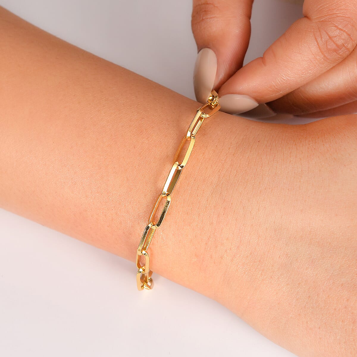 EverTrue Bronzella Collection Bracelet in 18K YG Plated Bronze (7.25 In) image number 2
