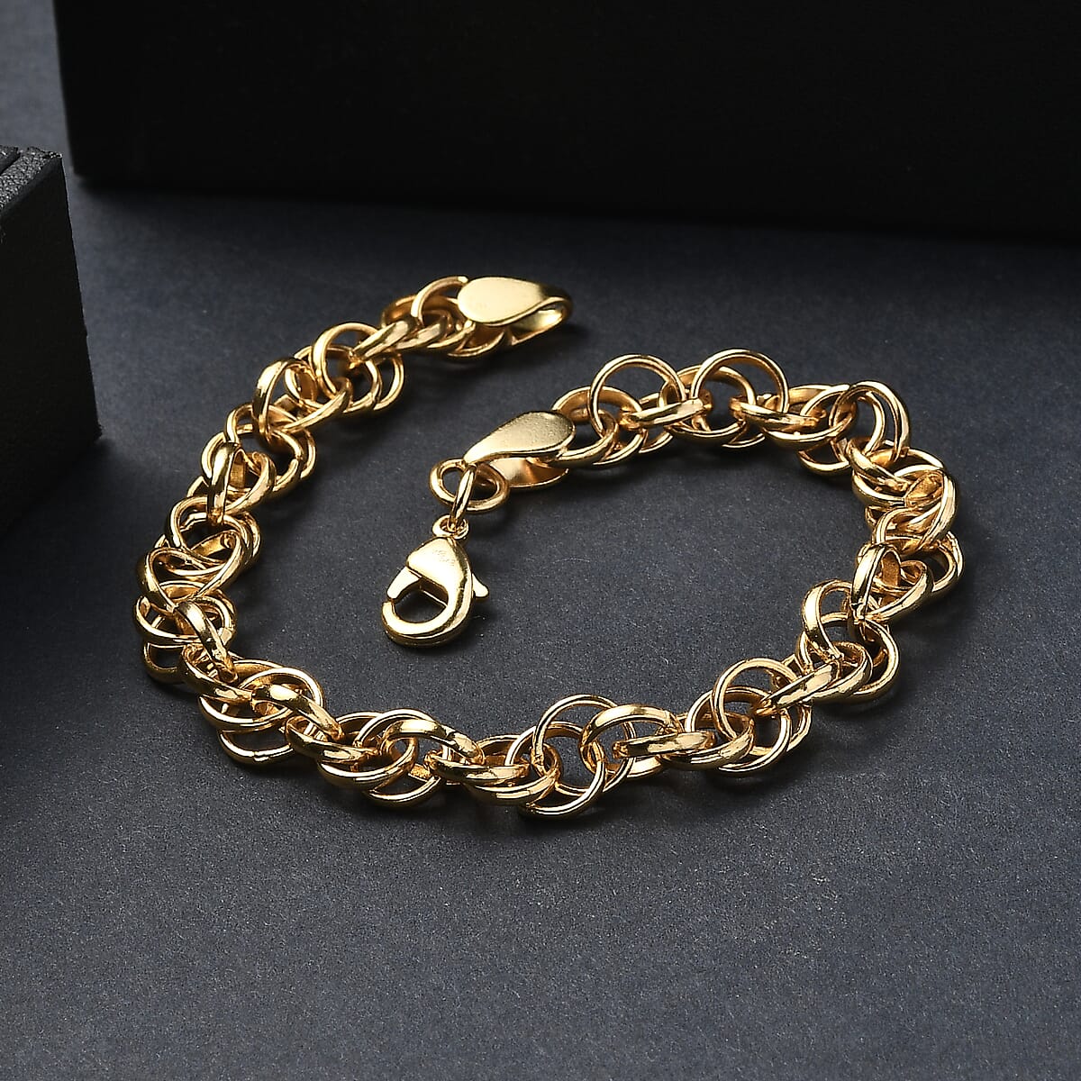 EverTrue Bronzella Collection Bracelet in 18K YG Plated Bronze (7.25 In) image number 1