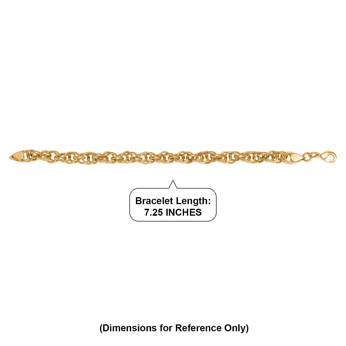 EverTrue Bronzella Collection Bracelet in 18K YG Plated Bronze (7.25 In) image number 4