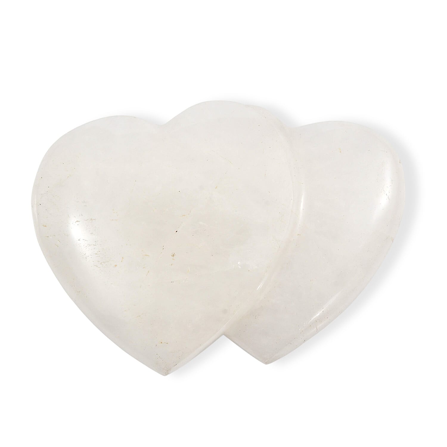 Clear Quartz Double Heart Freeform 517.00 ctw