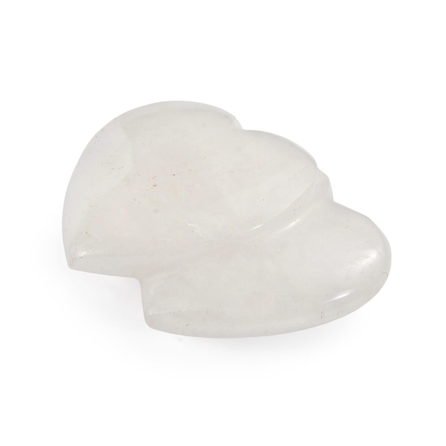 Clear Quartz Double Heart Freeform 517.00 ctw