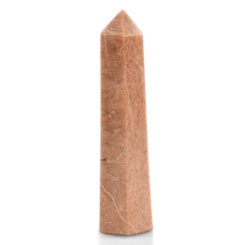 Peach Moon Microlline Pencil Freeform 352.00 ctw