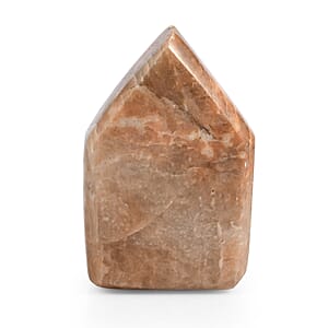 Peach Moon Microlline Pentagon Freeform 502.00 ctw