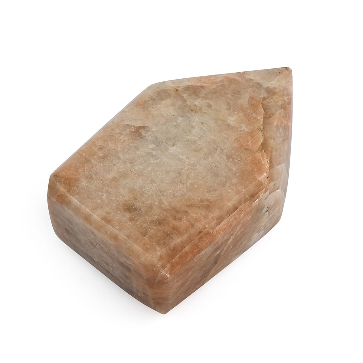 Peach Moon Microlline Pentagon Freeform 502.00 ctw image number 2