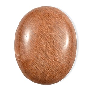 Peach Moonstone Palm Freeform 227.00 ctw