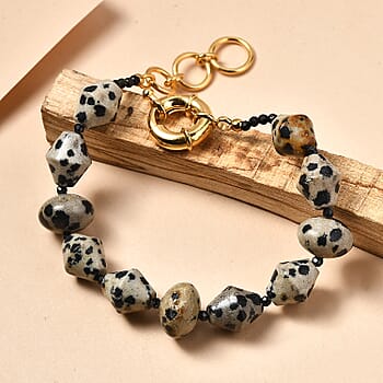 Dalmation Jasper / Brass - Product card gallery slide 2 (10260529152313)
