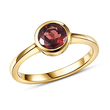 Mozambique Garnet / Yellow Gold Over Sterling Silver / 6 - Product card gallery slide 1 (10270910284089)