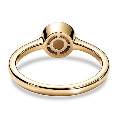 D'Joy Freshwater Pearl Ring in 18K Vermeil Yellow Gold Over Sterling Silver (Size 8.0)