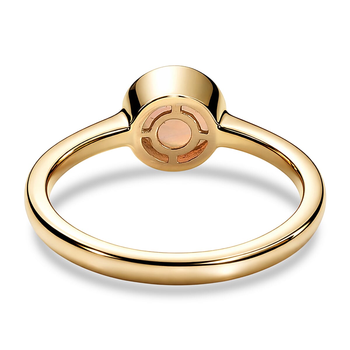 D'Joy Premium Ethiopian Welo Opal 0.65 ctw Ring in 18K Vermeil Yellow Gold Over Sterling Silver (Size 7.0) image number 4