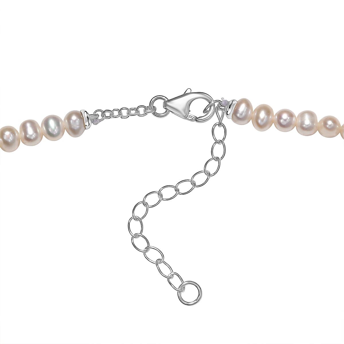 GP Multi-Tourmaline and Multi Gemstone 5.85 ctw Necklace in Rhodium Over Sterling Silver 18-20 Inches image number 4