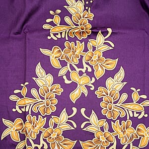 Winlar Purple Floral Long Kaftan