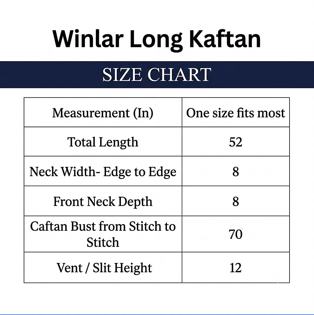 Winlar Purple Floral Long Kaftan
