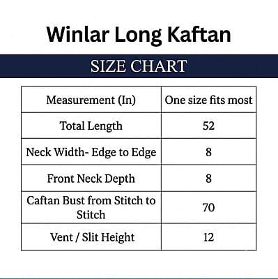 Winlar Purple Floral Long Kaftan